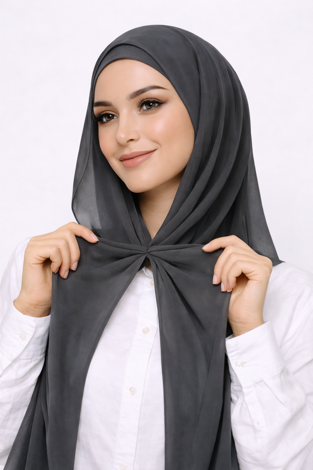 Magnetic Chiffon Instant Hijab