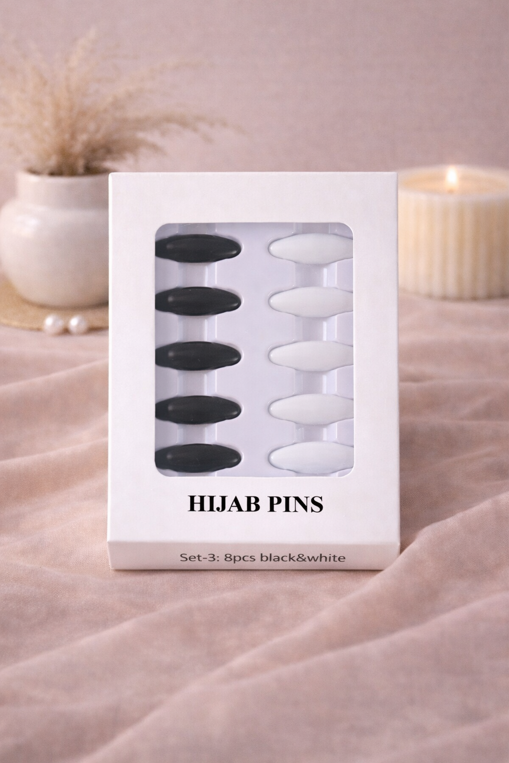 HAYAA 8-Piece Hijab Pins Set
