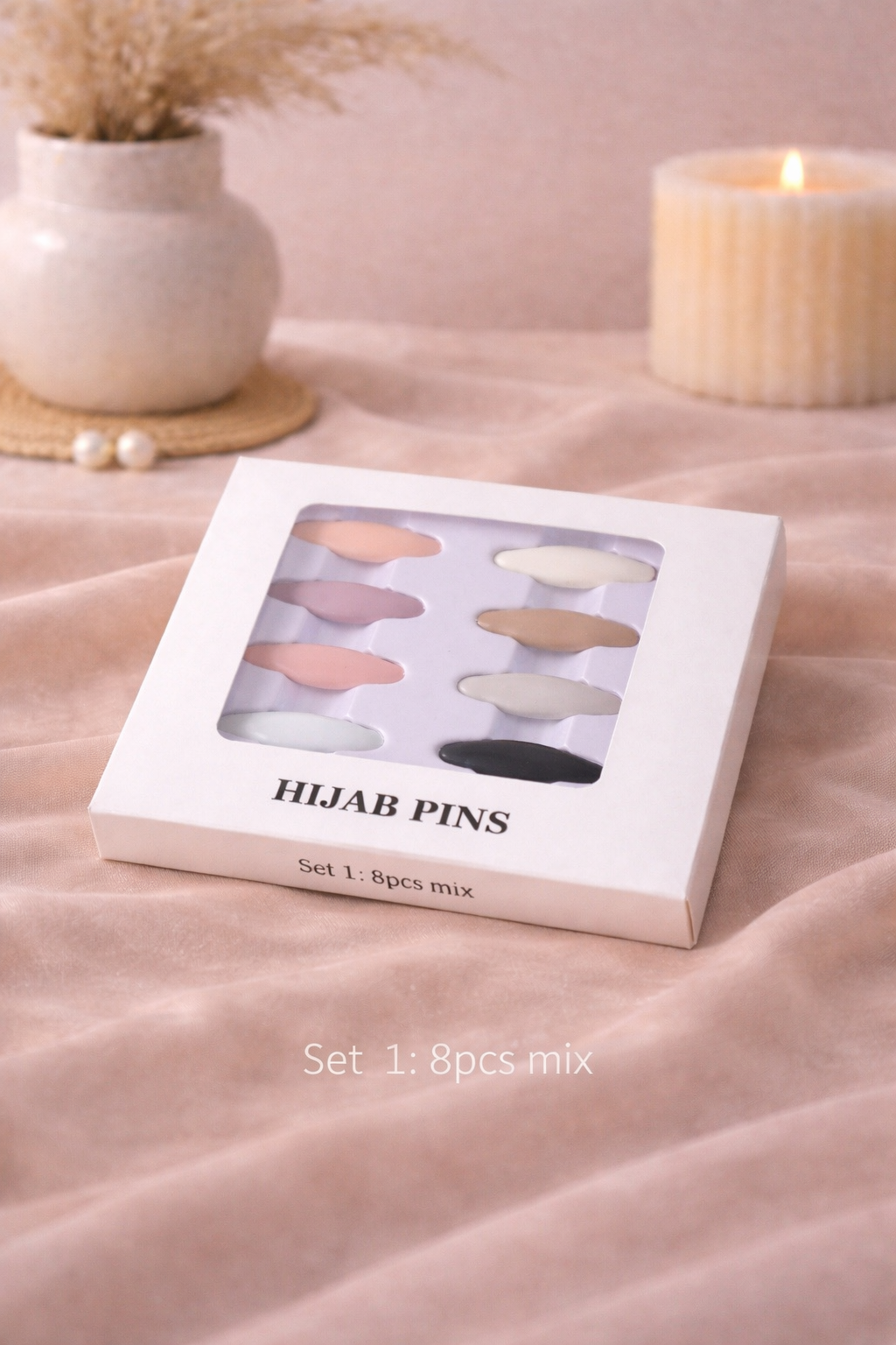 HAYAA 8-Piece Hijab Pins Set