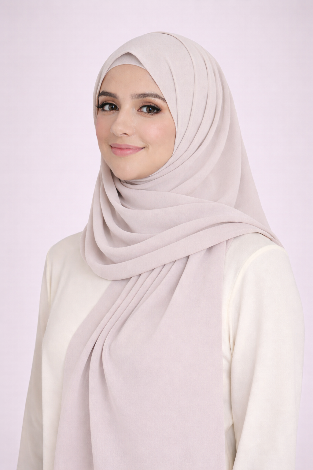 Pearl Chiffon Hijab