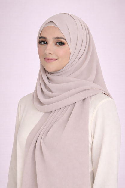 Pearl Chiffon Hijab