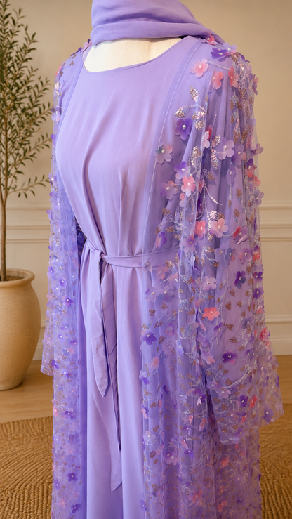 Floral Abaya