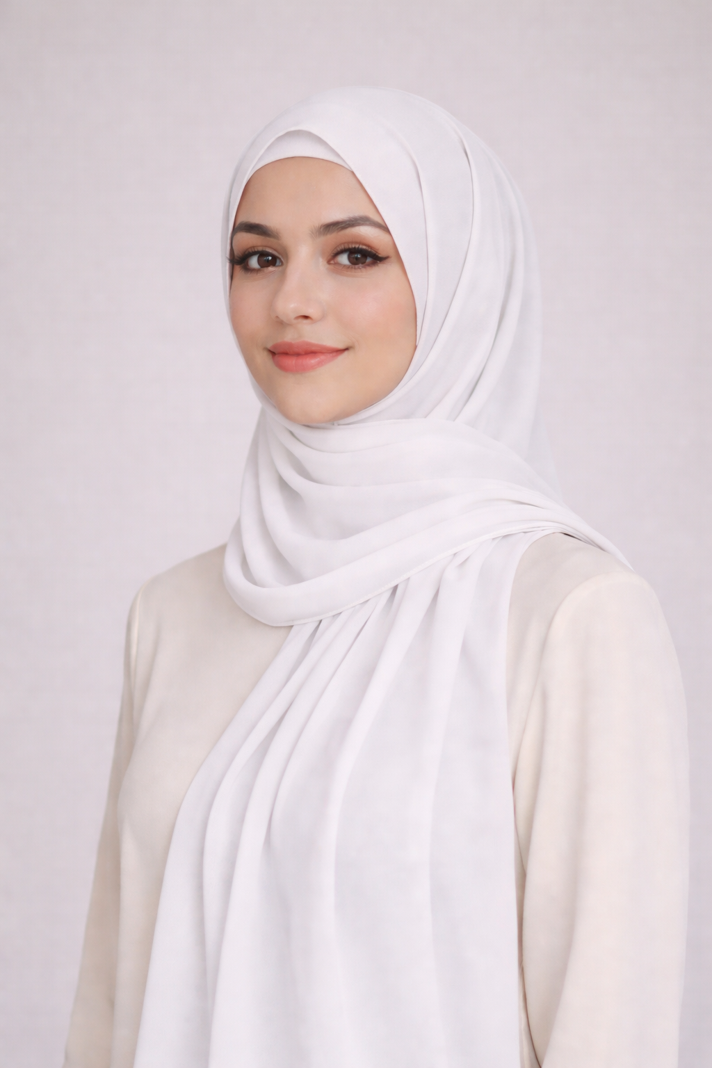 Pearl Chiffon Hijab