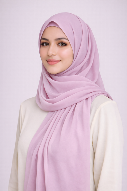 Pearl Chiffon Hijab