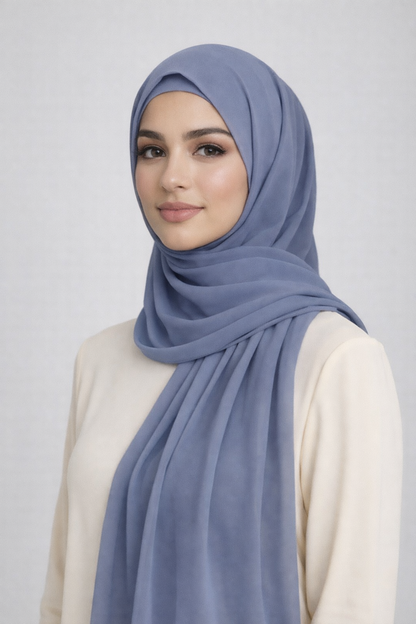 Pearl Chiffon Hijab