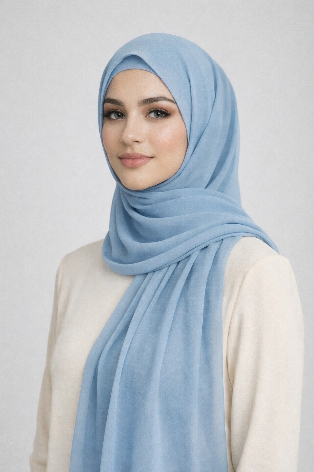 Pearl Chiffon Hijab