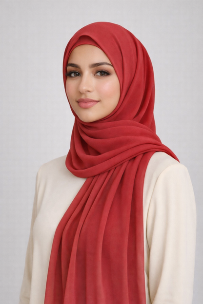 Pearl Chiffon Hijab