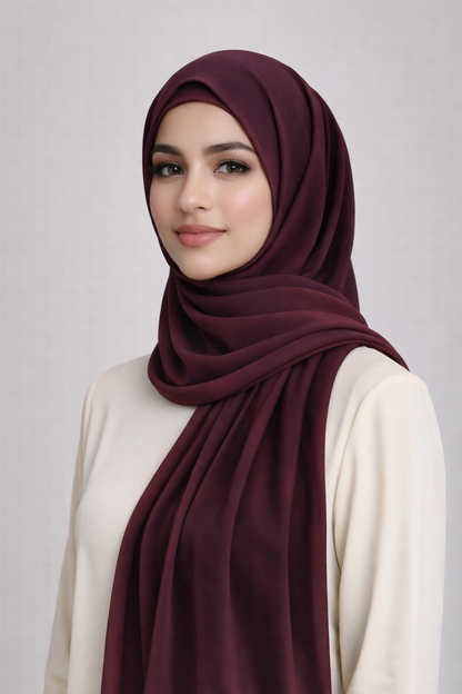 Pearl Chiffon Hijab