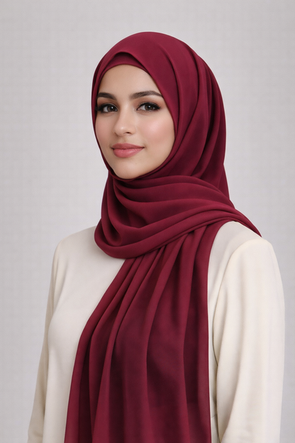 Pearl Chiffon Hijab