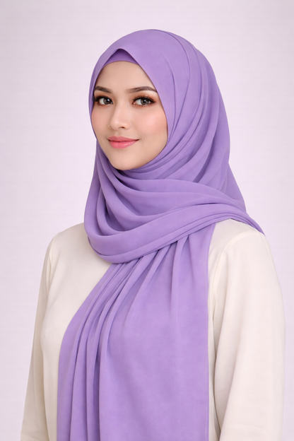 Pearl Chiffon Hijab