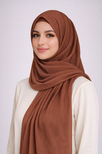 Pearl Chiffon Hijab