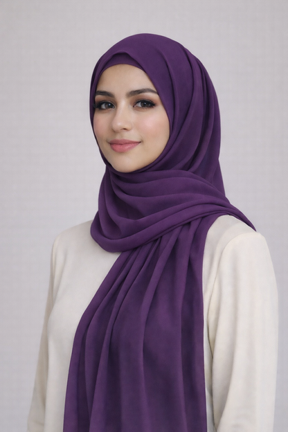 Pearl Chiffon Hijab
