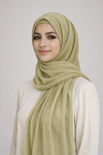 Pearl Chiffon Hijab