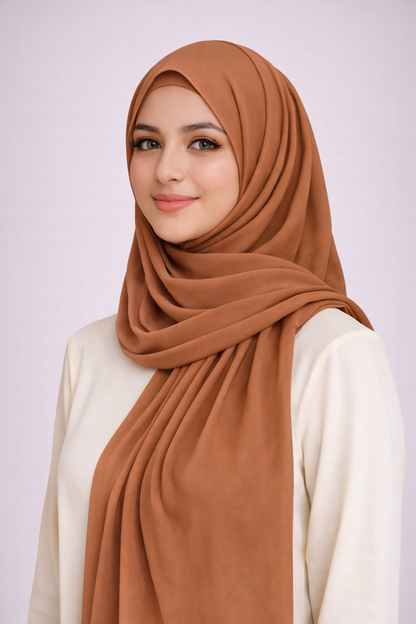 Pearl Chiffon Hijab