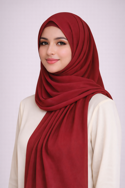 Pearl Chiffon Hijab