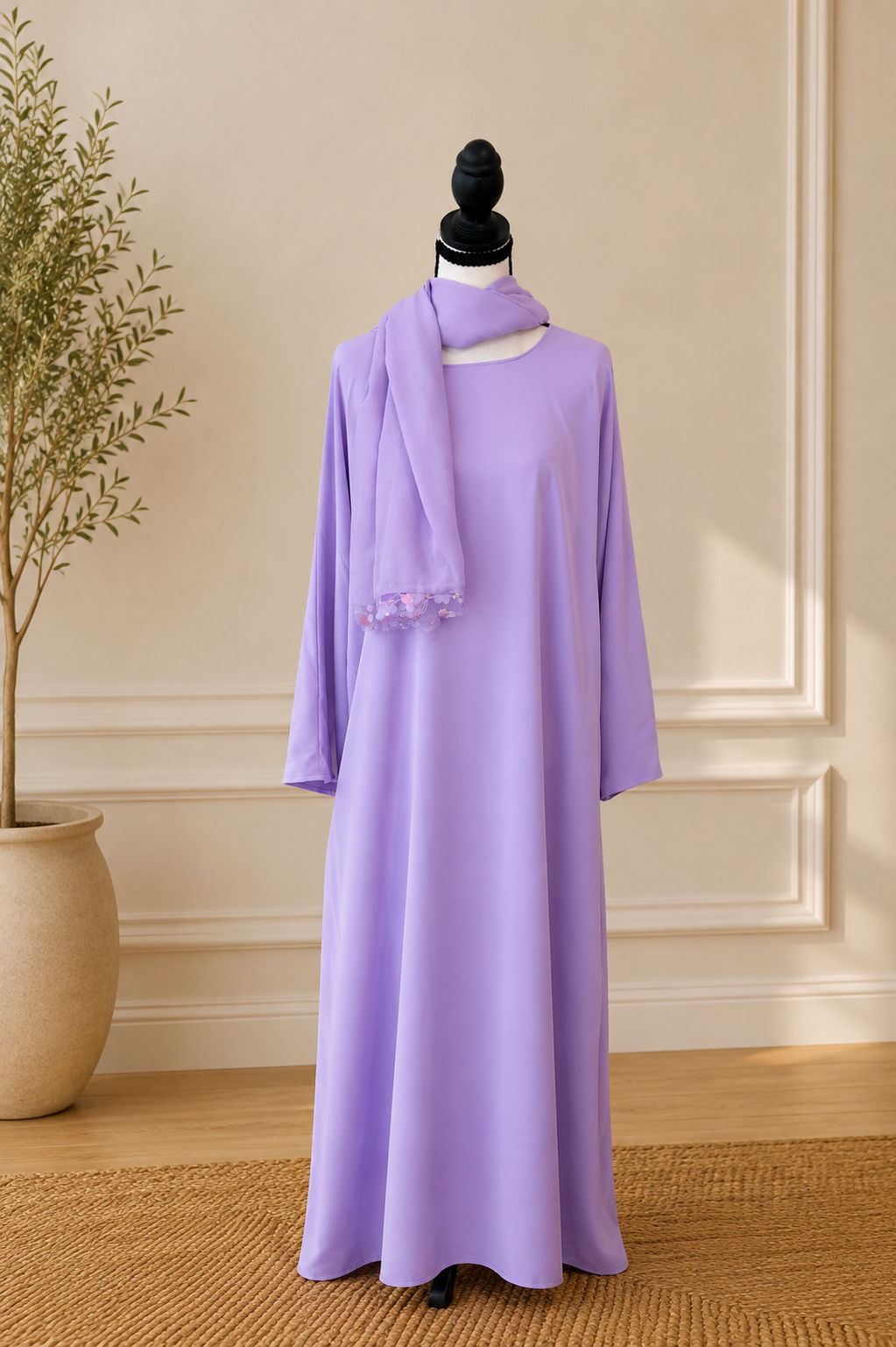 Floral Abaya