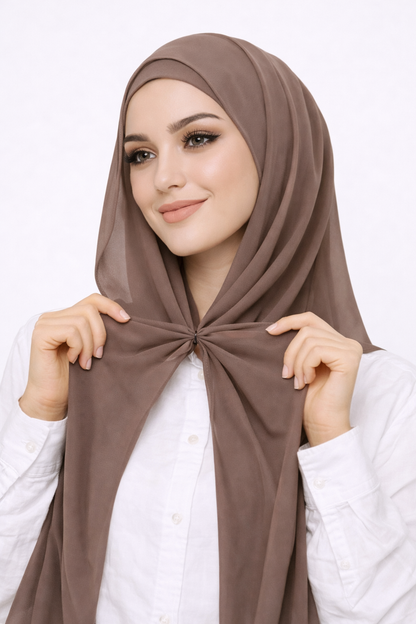 Magnetic Chiffon Instant Hijab