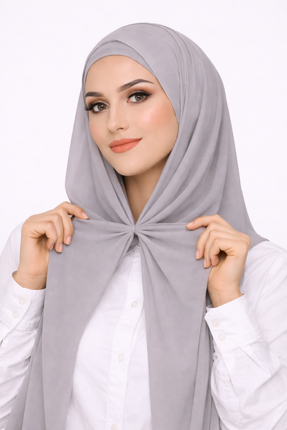 Magnetic Chiffon Instant Hijab