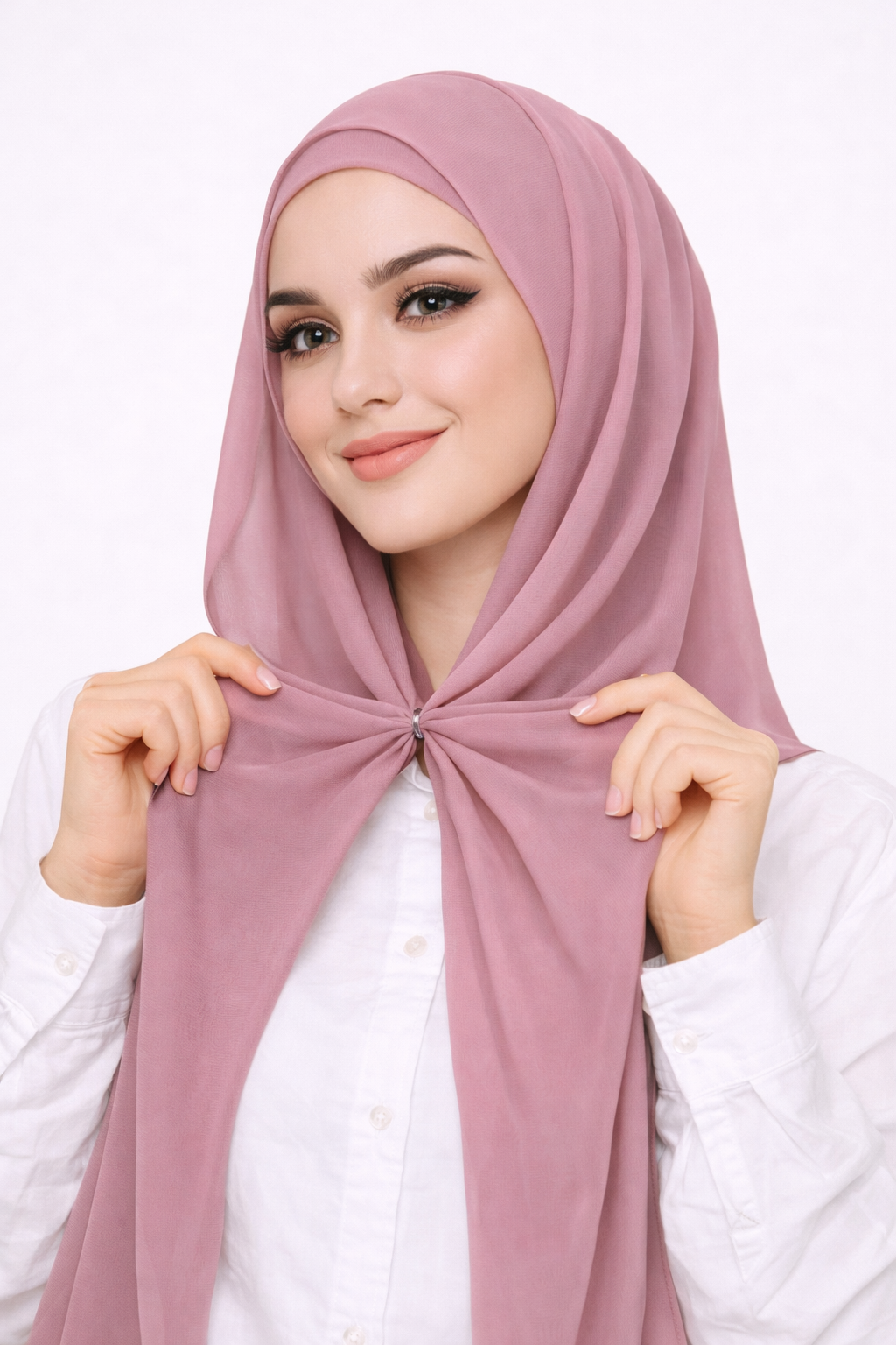 Magnetic Chiffon Instant Hijab